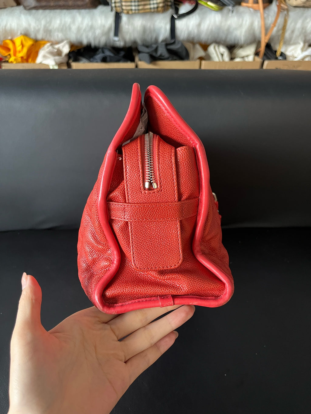 Chanel Red Tote