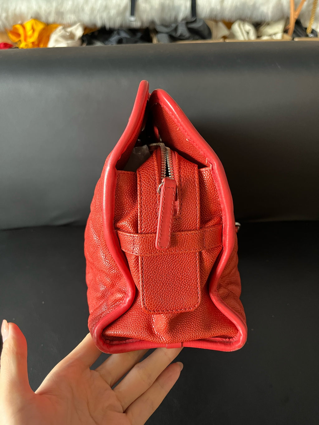 Chanel Red Tote