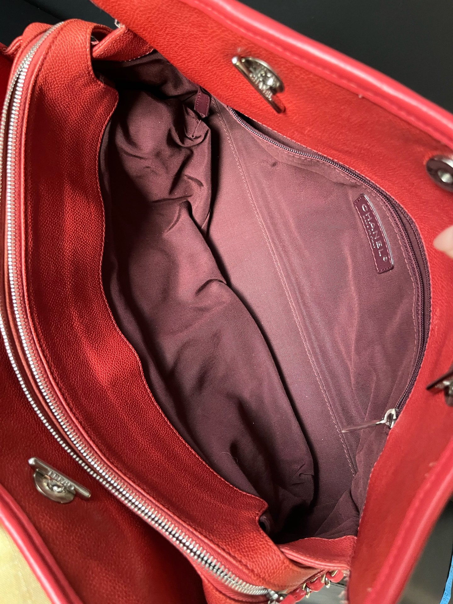 Chanel Red Tote