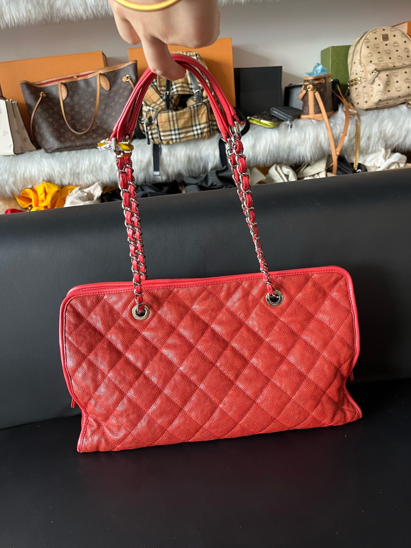 Chanel Red Tote