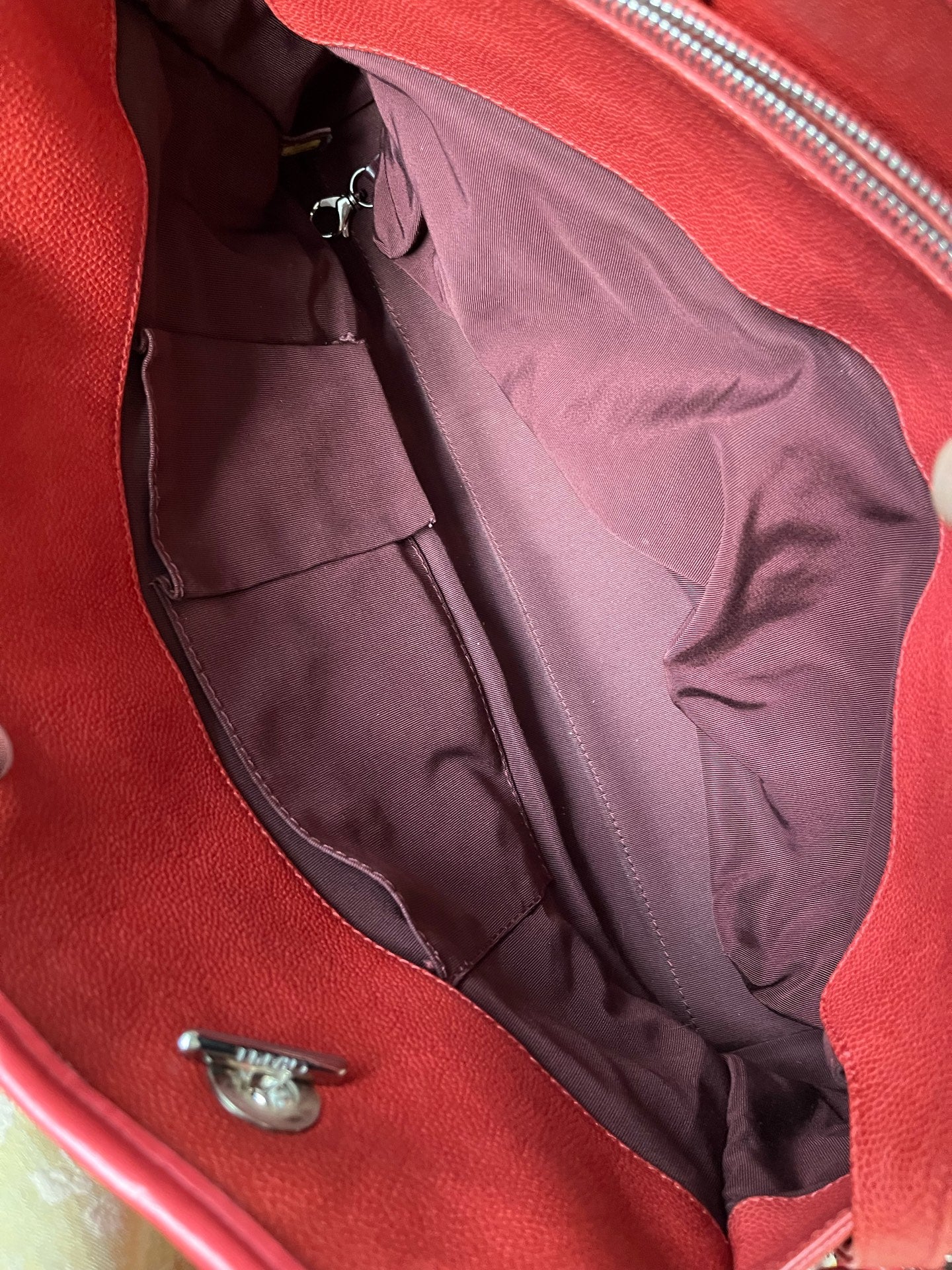 Chanel Red Tote