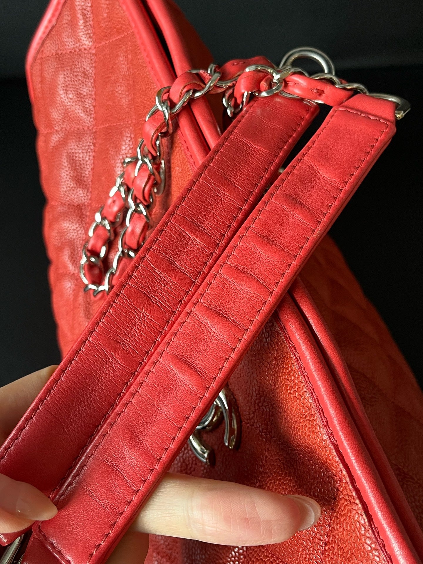 Chanel Red Tote
