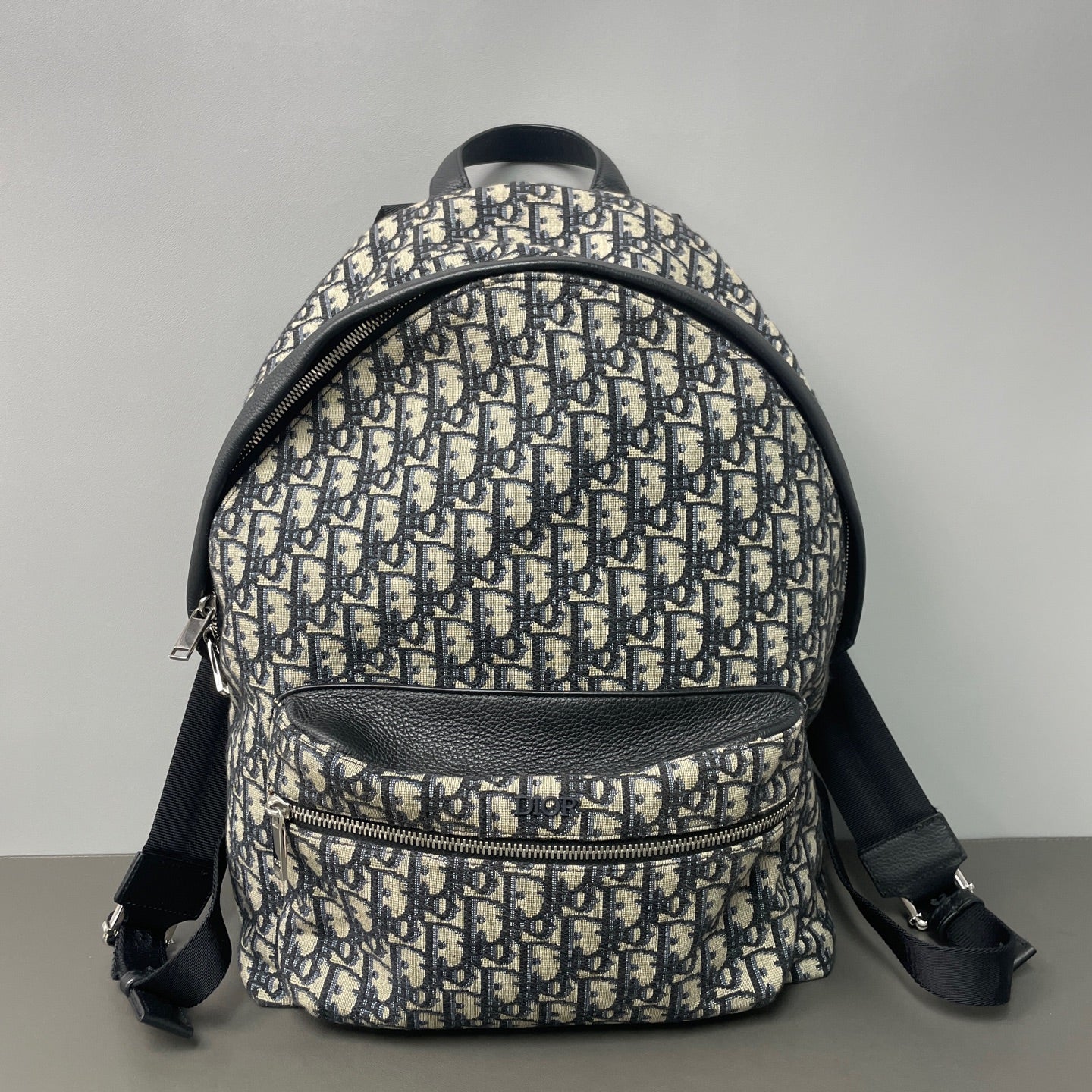 Dior Canvas Black Backpack