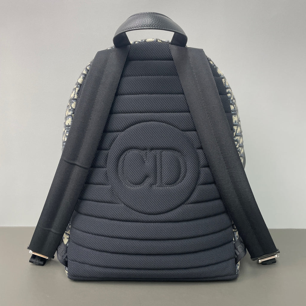 Dior Canvas Black Backpack