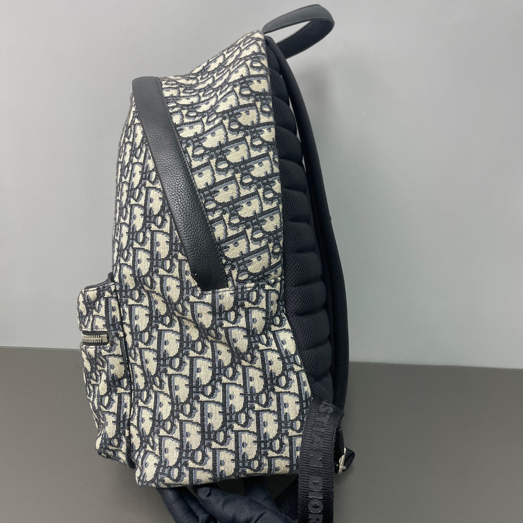 Dior Canvas Black Backpack