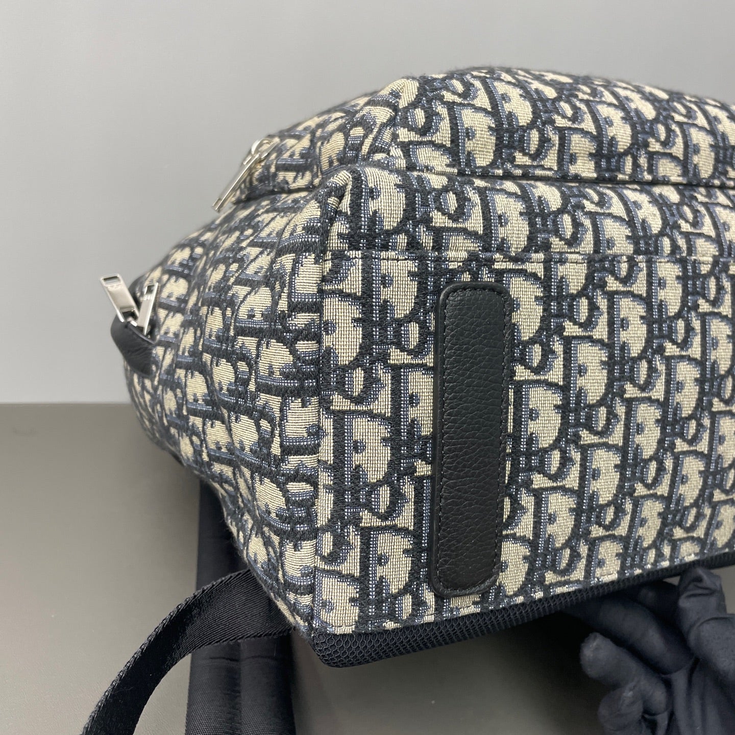 Dior Canvas Black Backpack