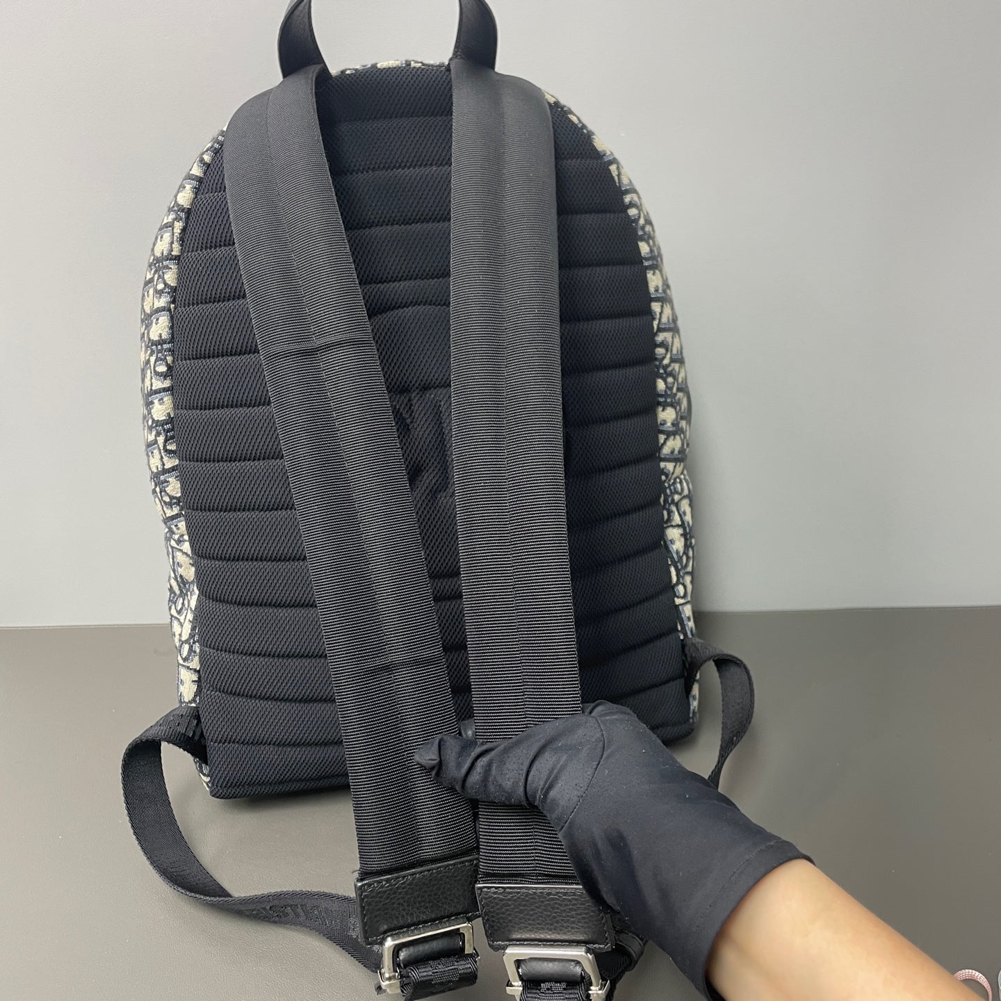 Dior Canvas Black Backpack