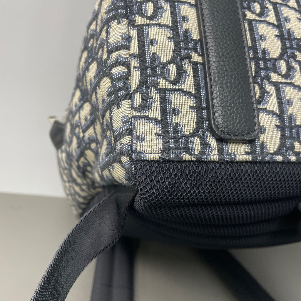 Dior Canvas Black Backpack