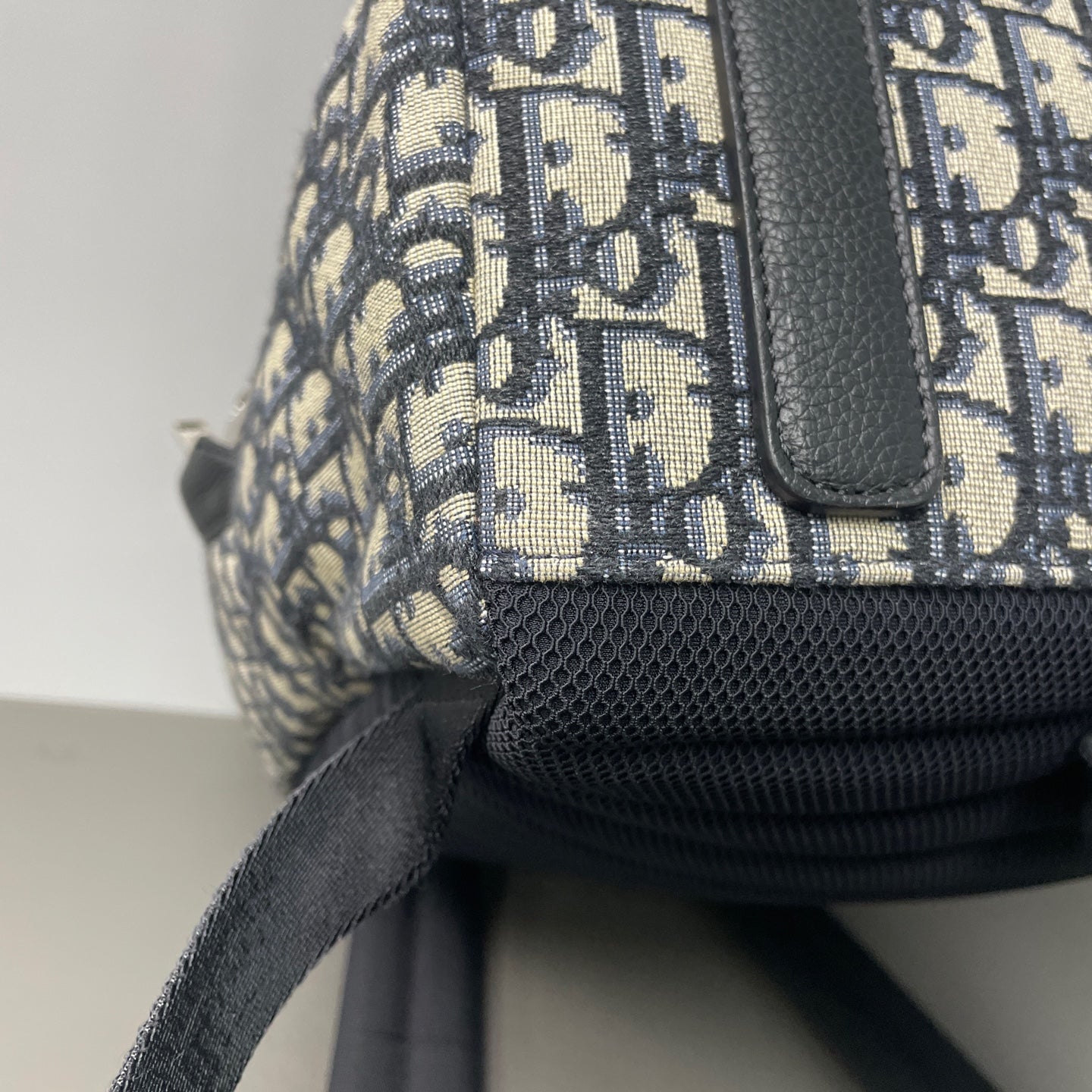 Dior Canvas Black Backpack