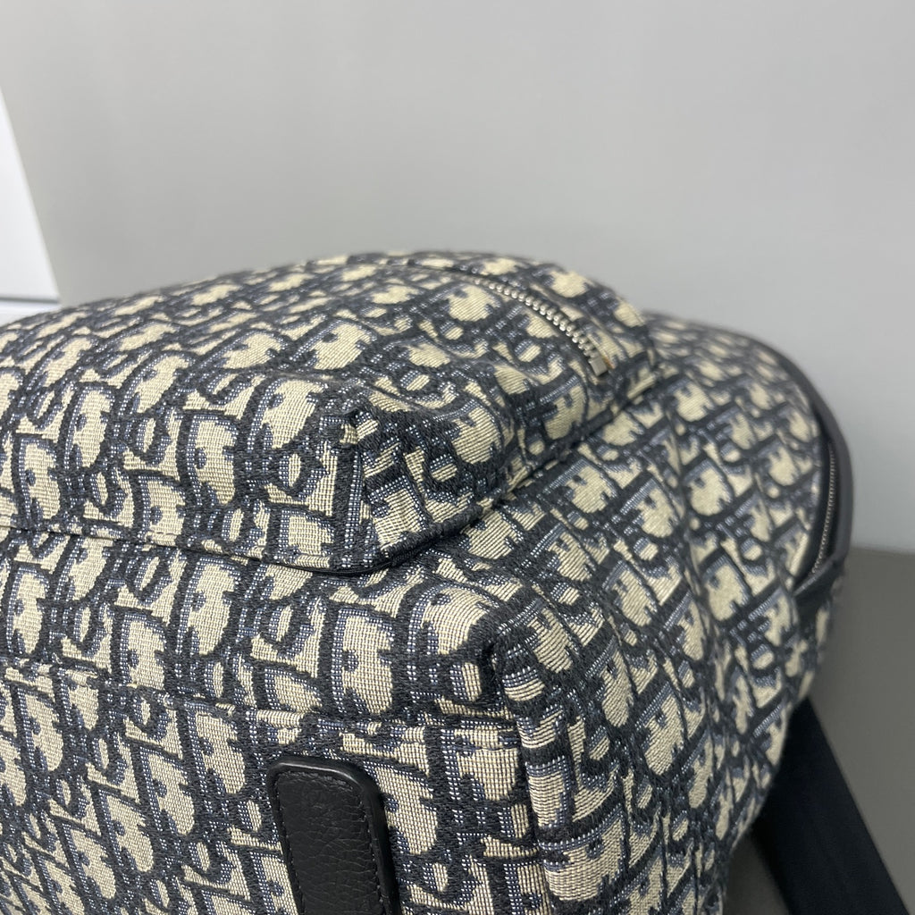 Dior Canvas Black Backpack