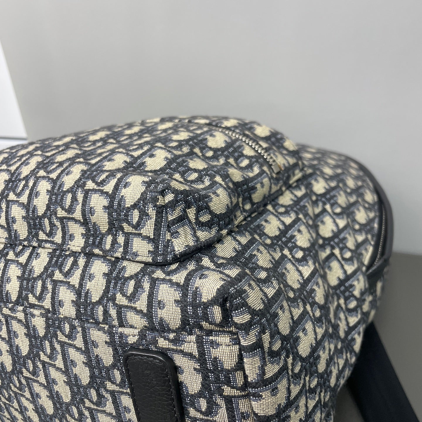 Dior Canvas Black Backpack