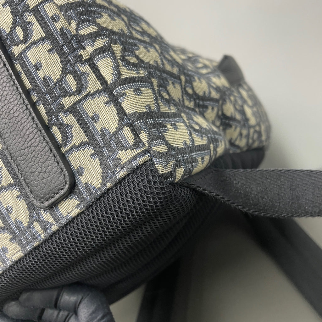 Dior Canvas Black Backpack