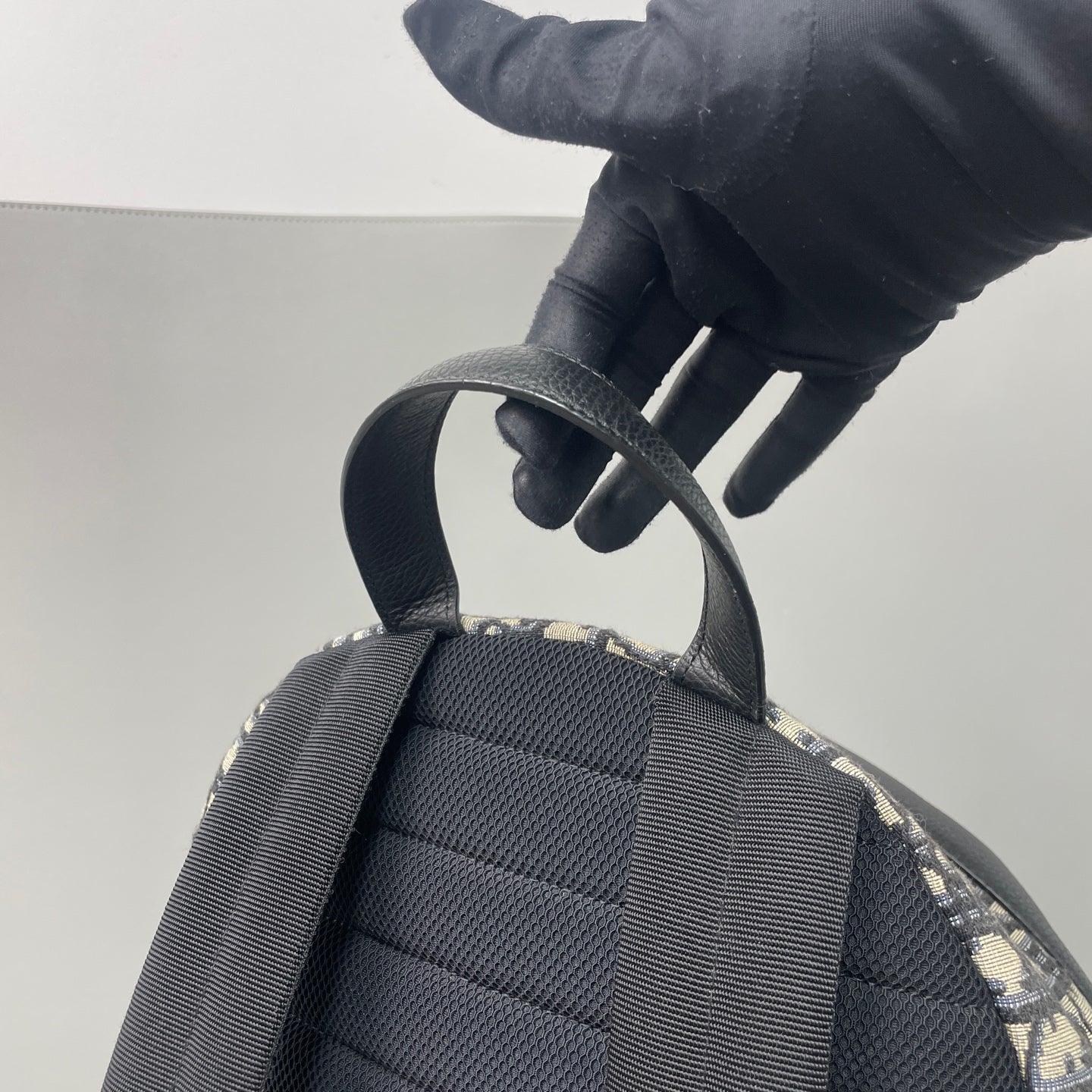 Dior Canvas Black Backpack