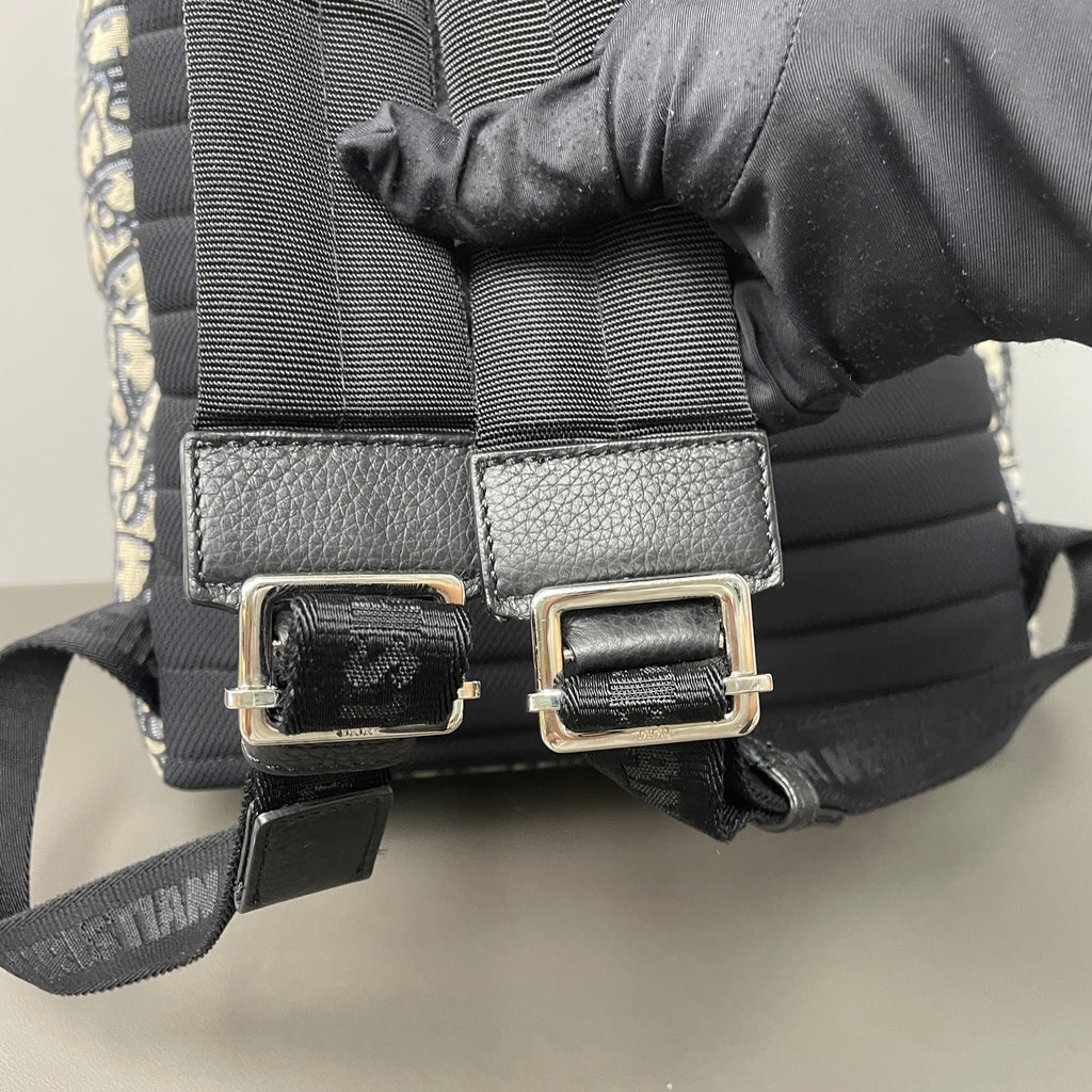 Dior Canvas Black Backpack