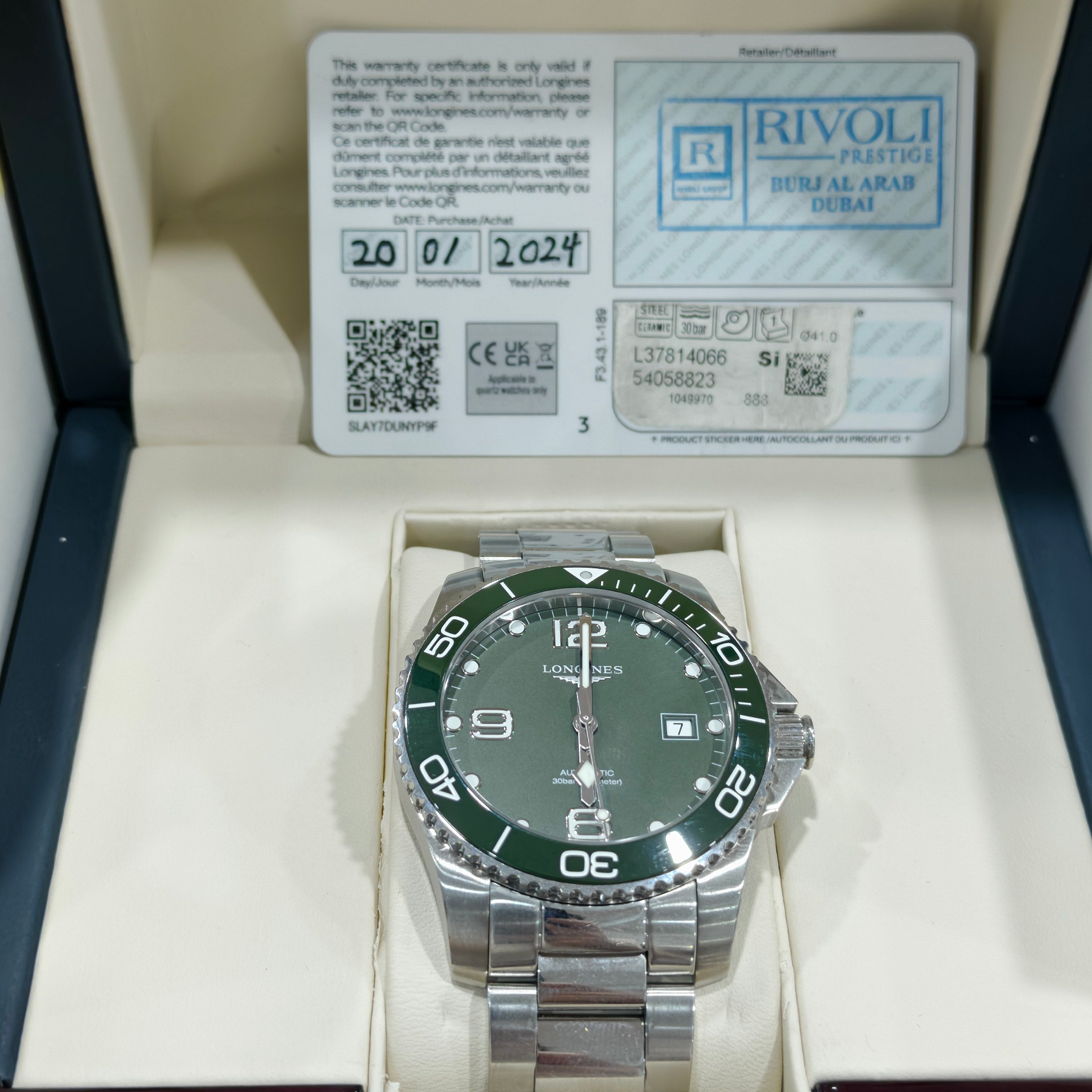 Longines Conquest Diving Series Mechanical watch 41.00mm L3.781.4.06.6