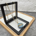 Chanel Blue Necklace