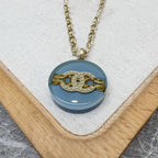 Chanel Blue Necklace