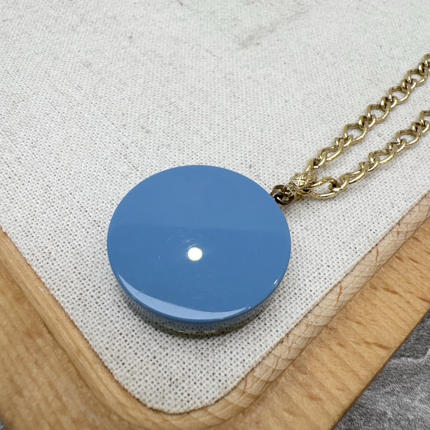 Chanel Blue Necklace