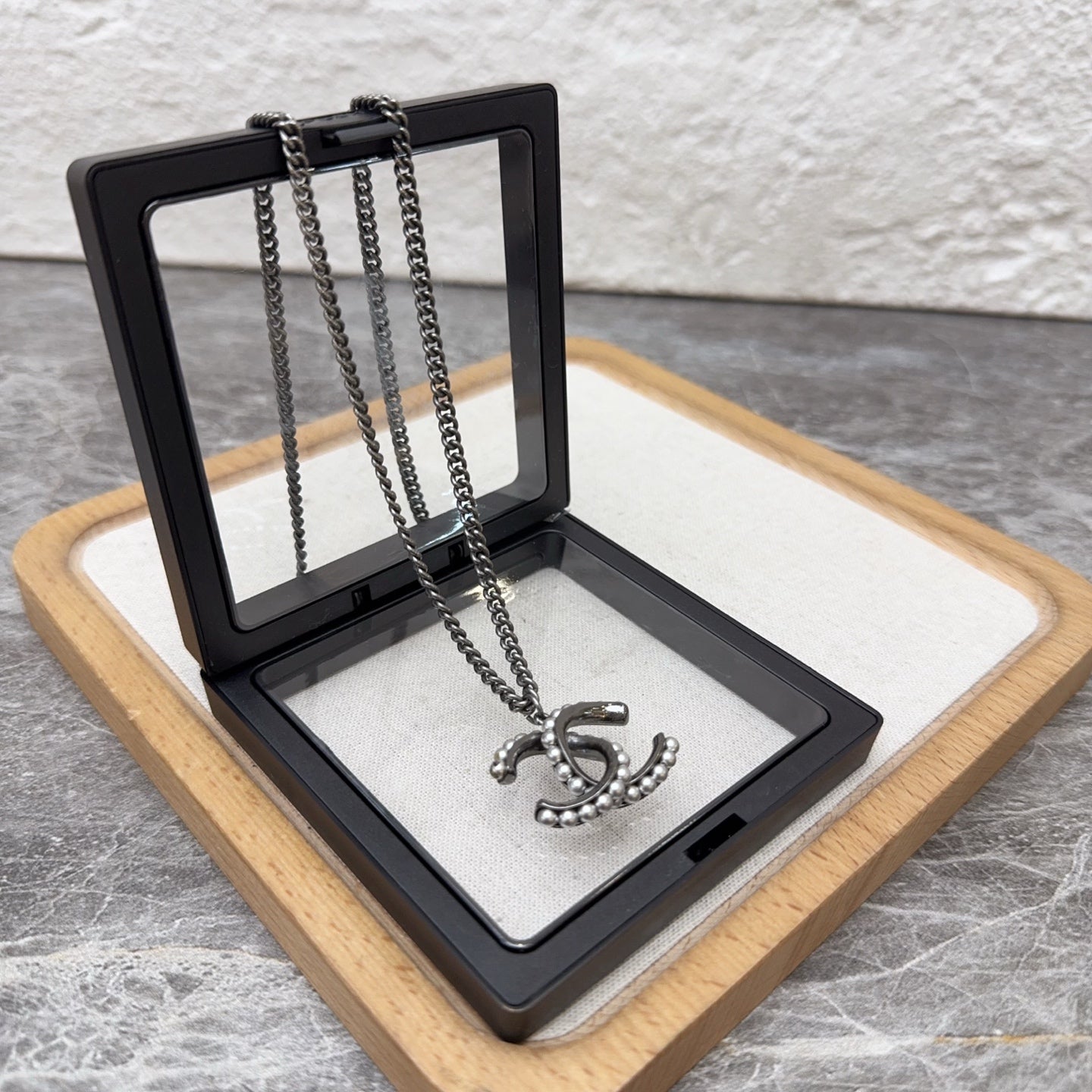 Chanel Black Necklace