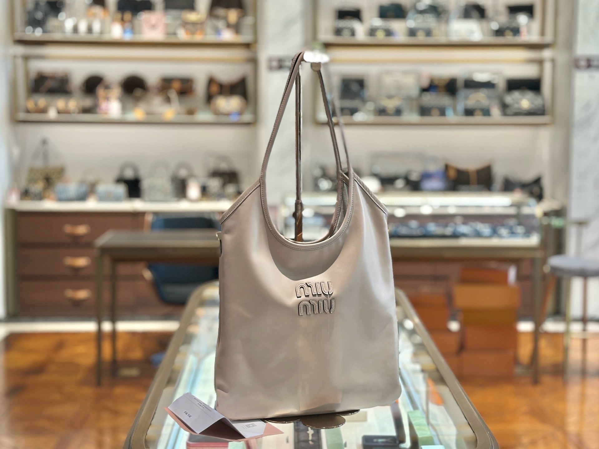 Miu Miu Beige Tote