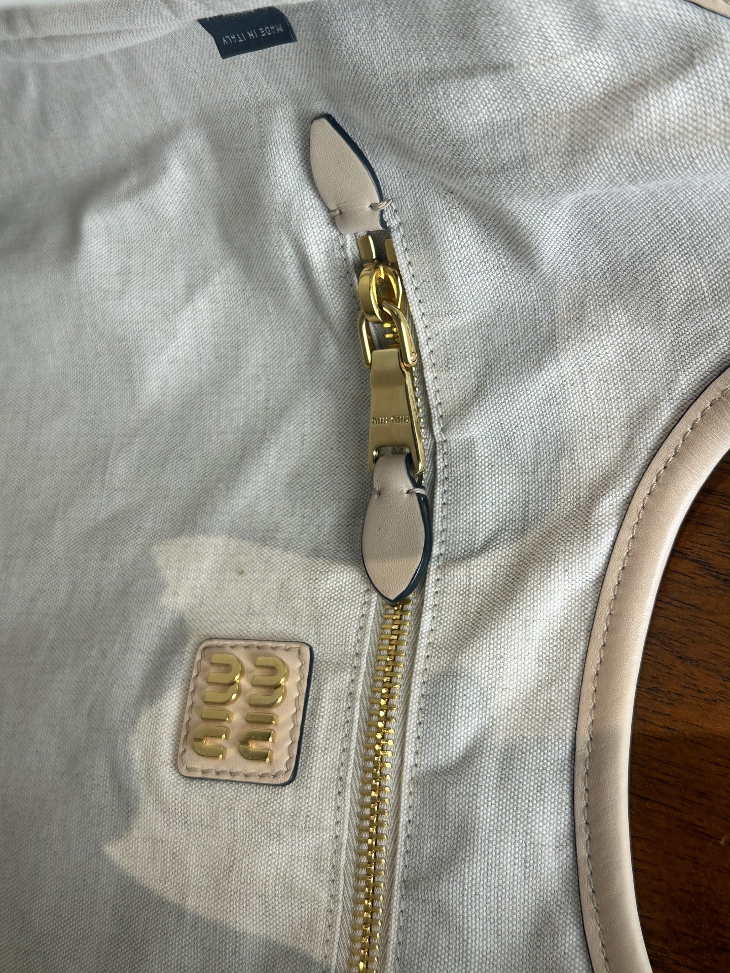 Miu Miu Beige Tote