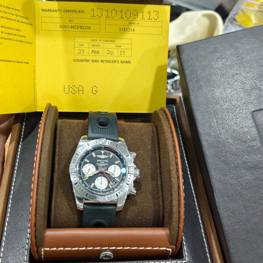 Breitling Mechanical timing Mechanical watch 41 millimeters AB01442J.BD26.102W.A18D.1