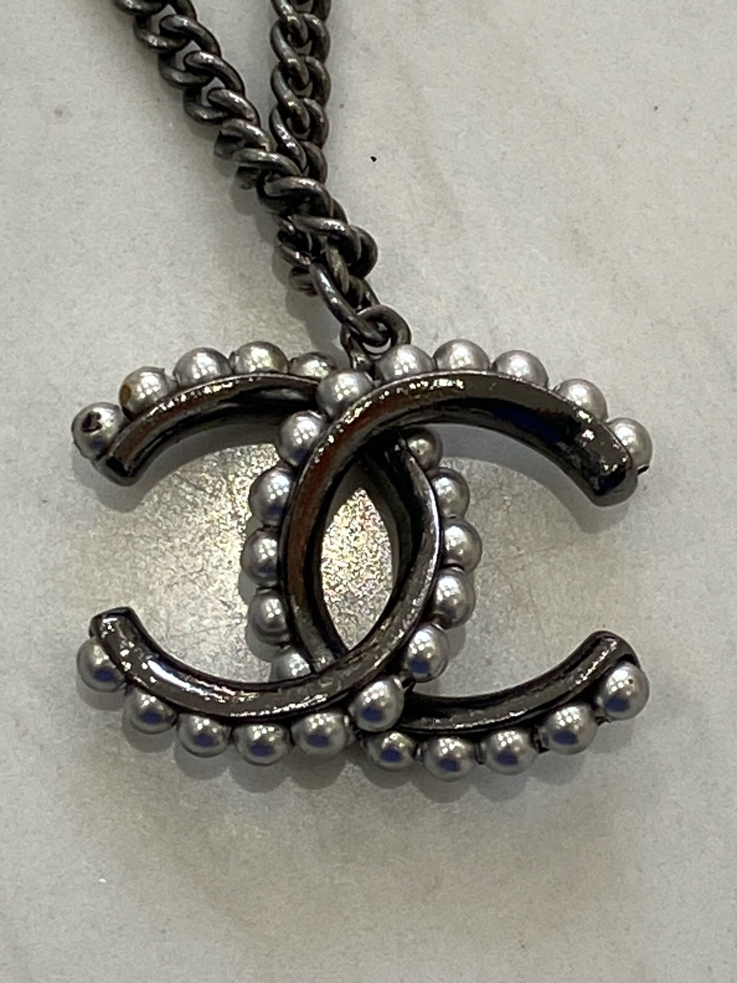 Chanel Black Necklace