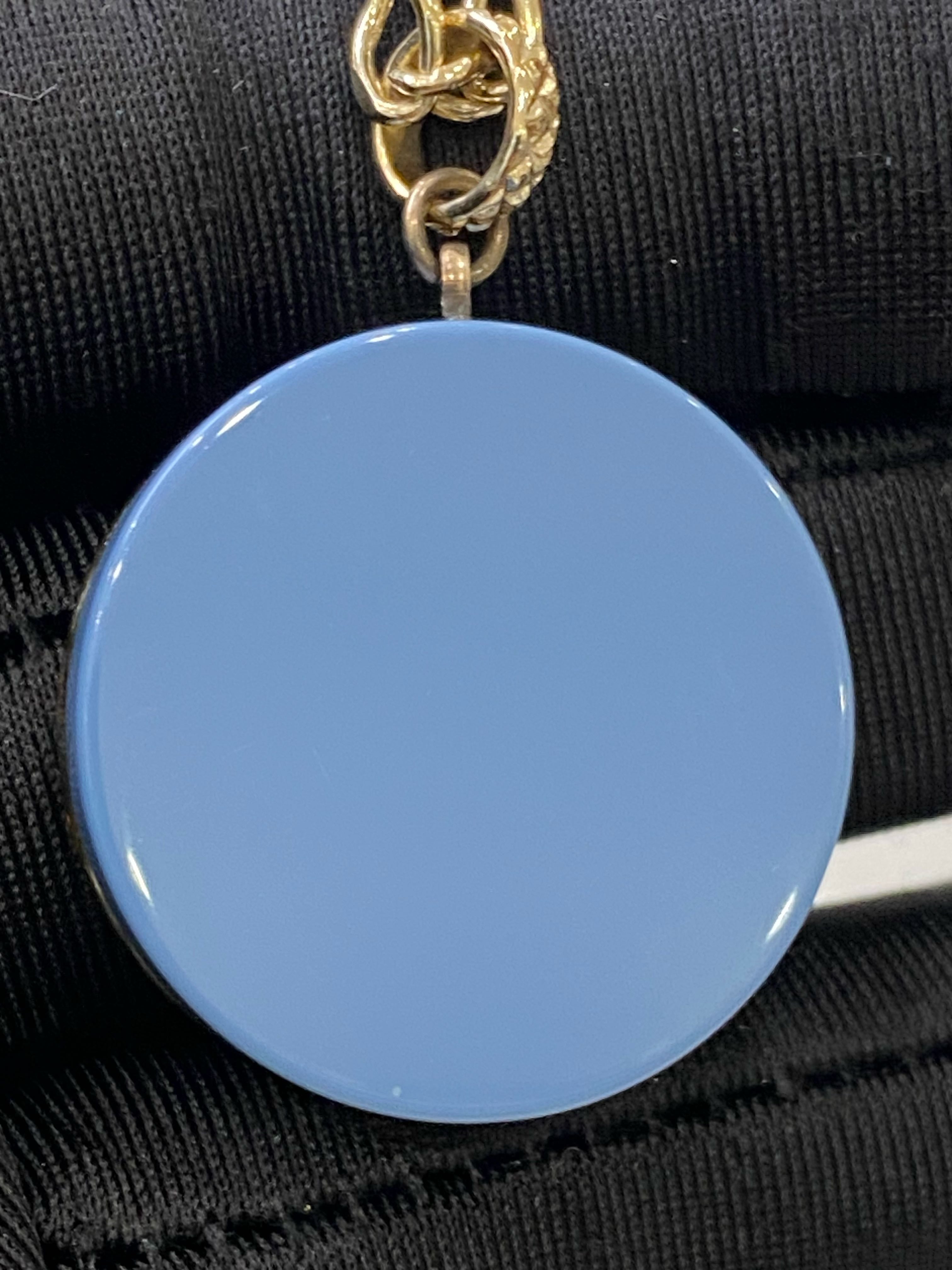 Chanel Blue Necklace