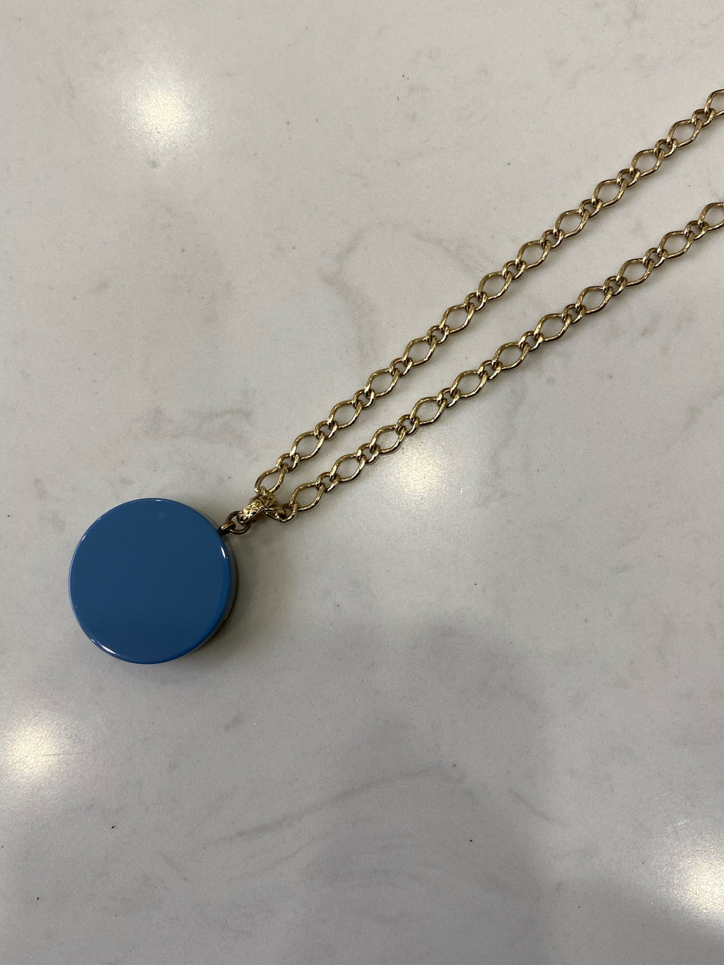 Chanel Blue Necklace
