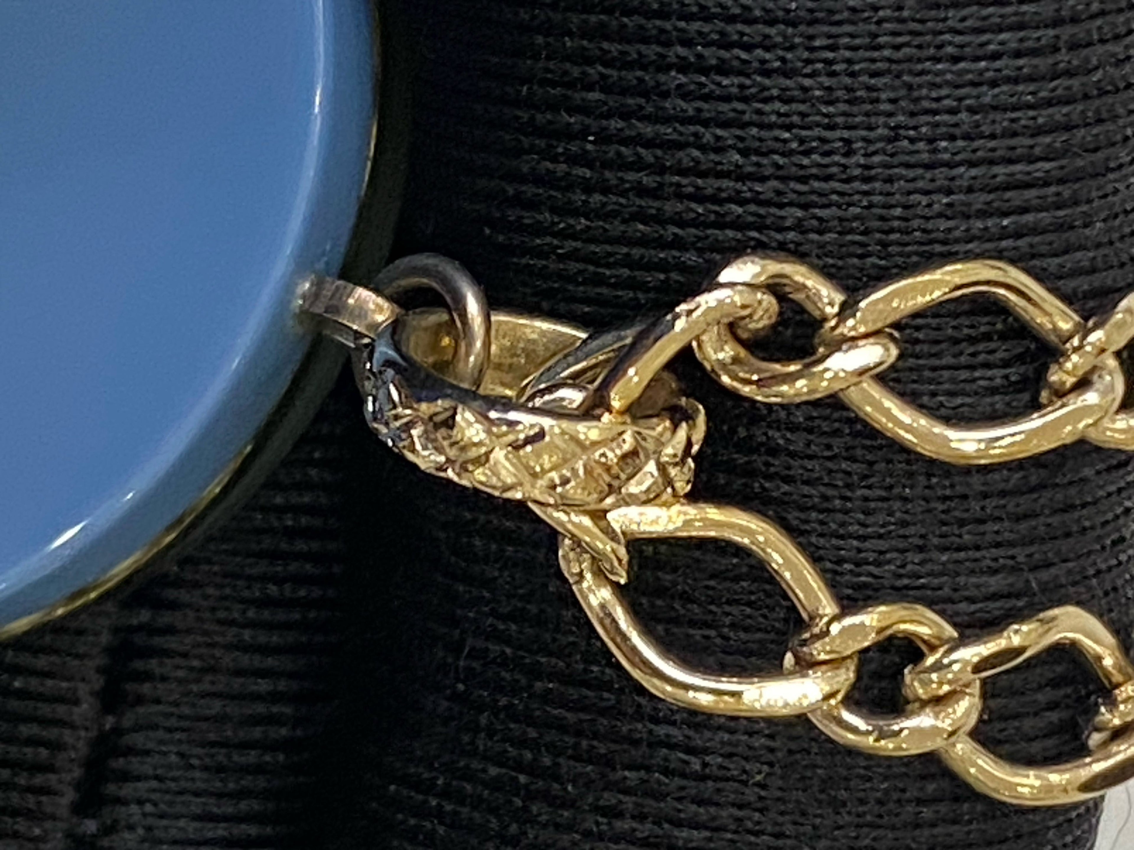 Chanel Blue Necklace