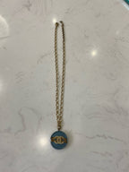 Chanel Blue Necklace