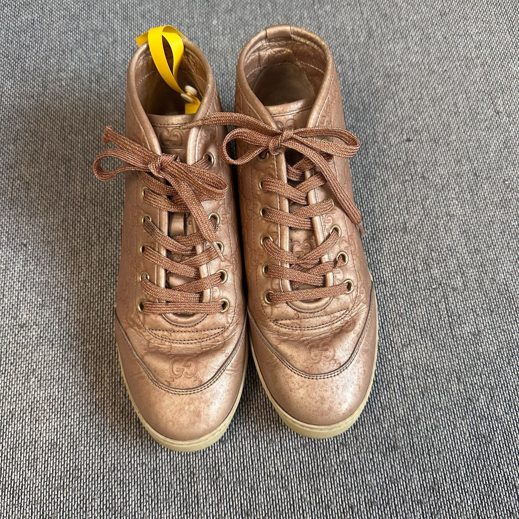 Gucci Rose gold Skate shoes
