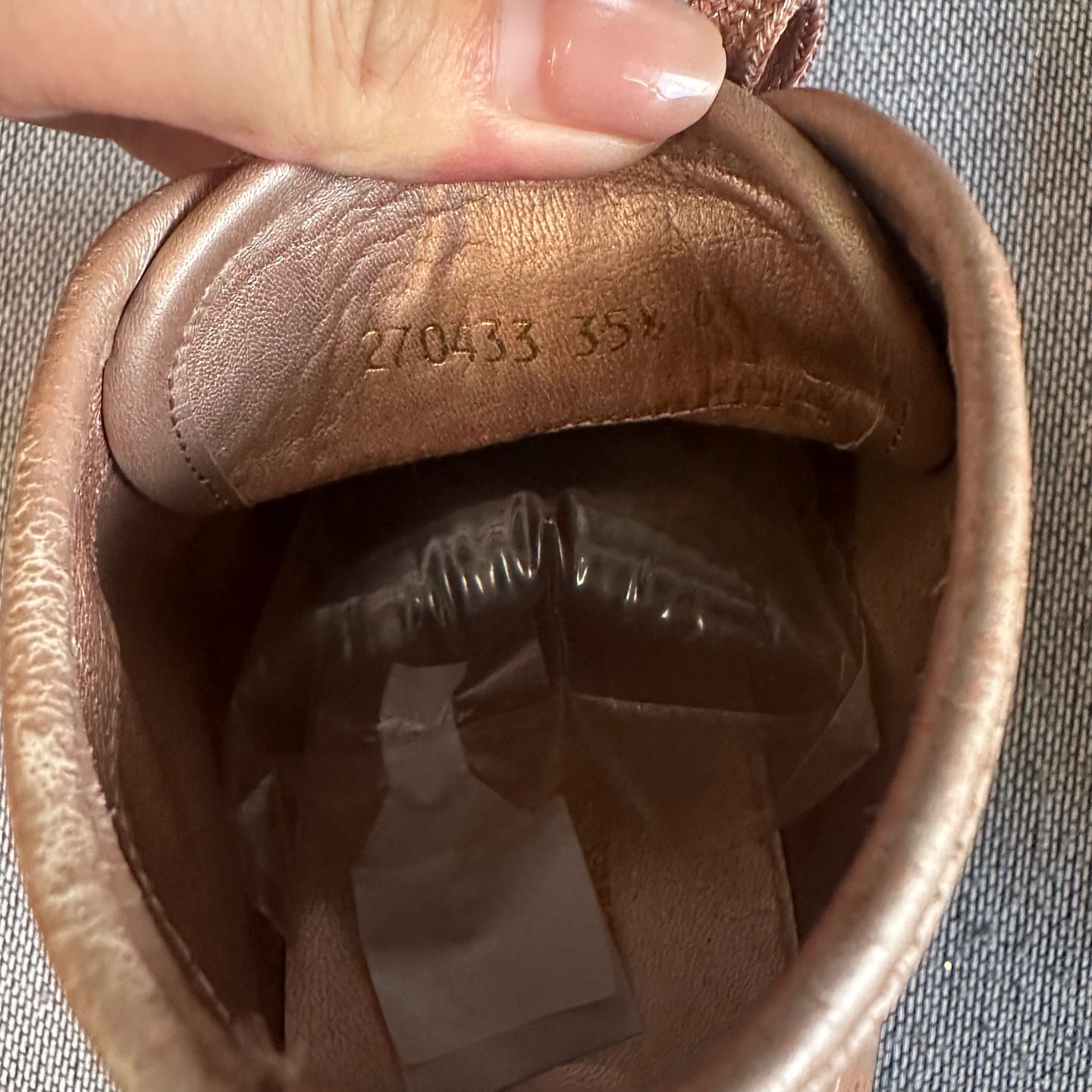 Gucci Rose gold Skate shoes