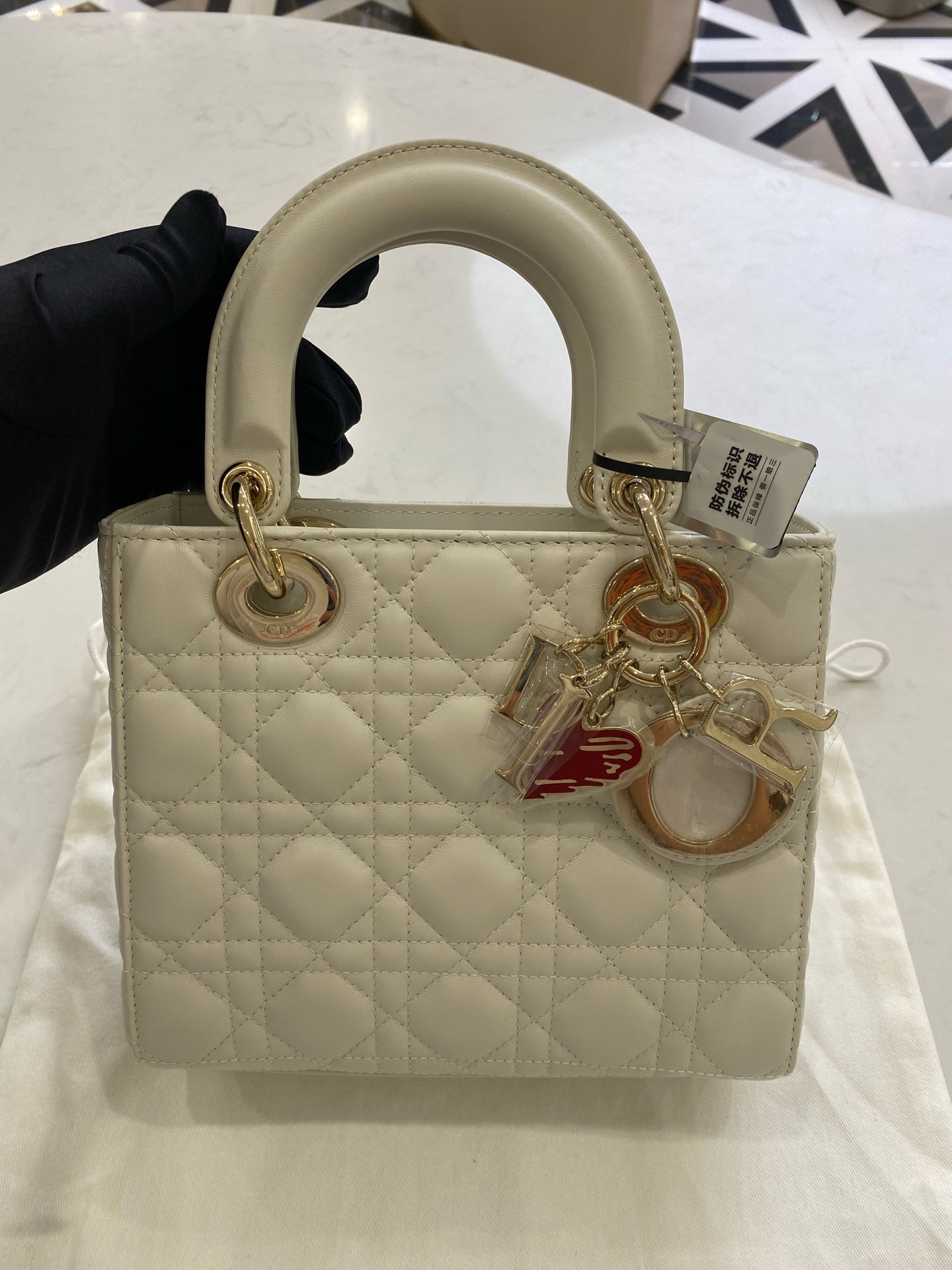 Dior Metal White Crossbody