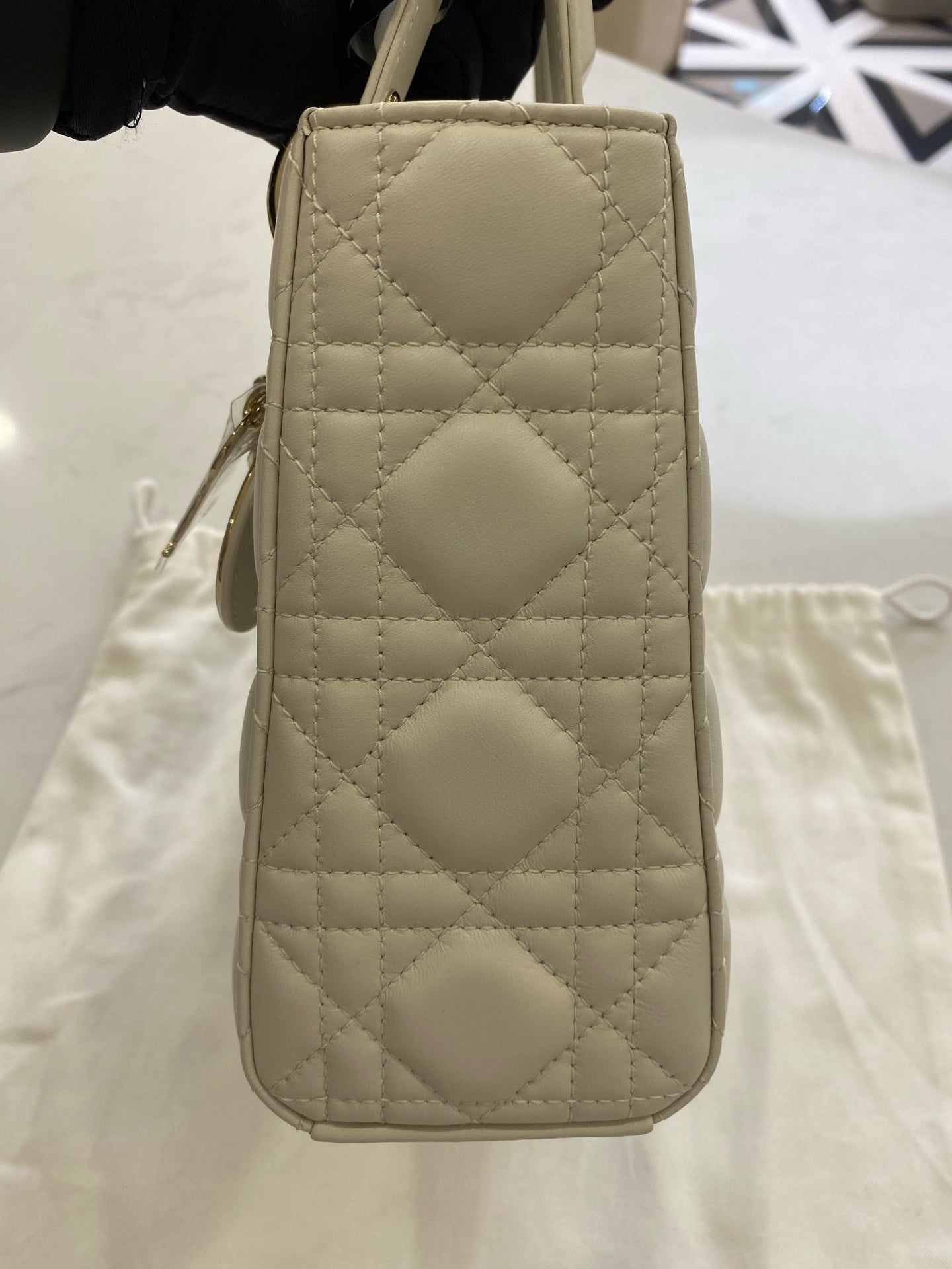 Dior Metal White Crossbody