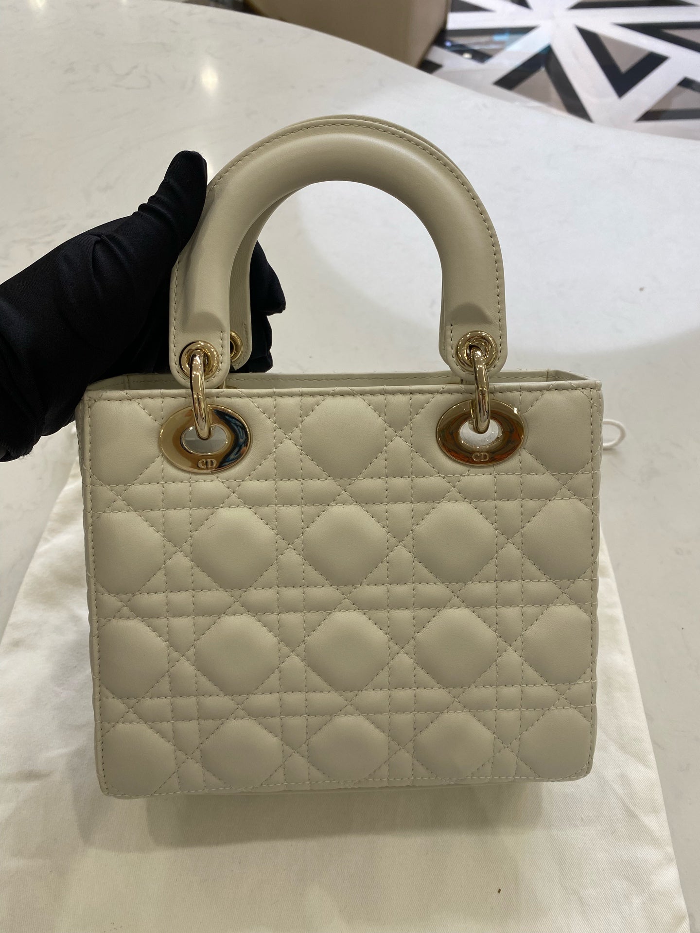 Dior Metal White Crossbody