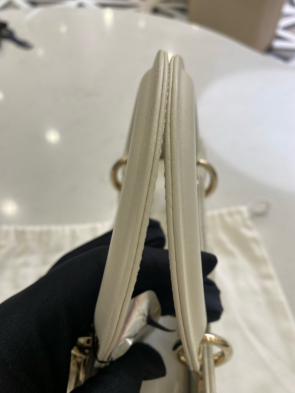 Dior Metal White Crossbody