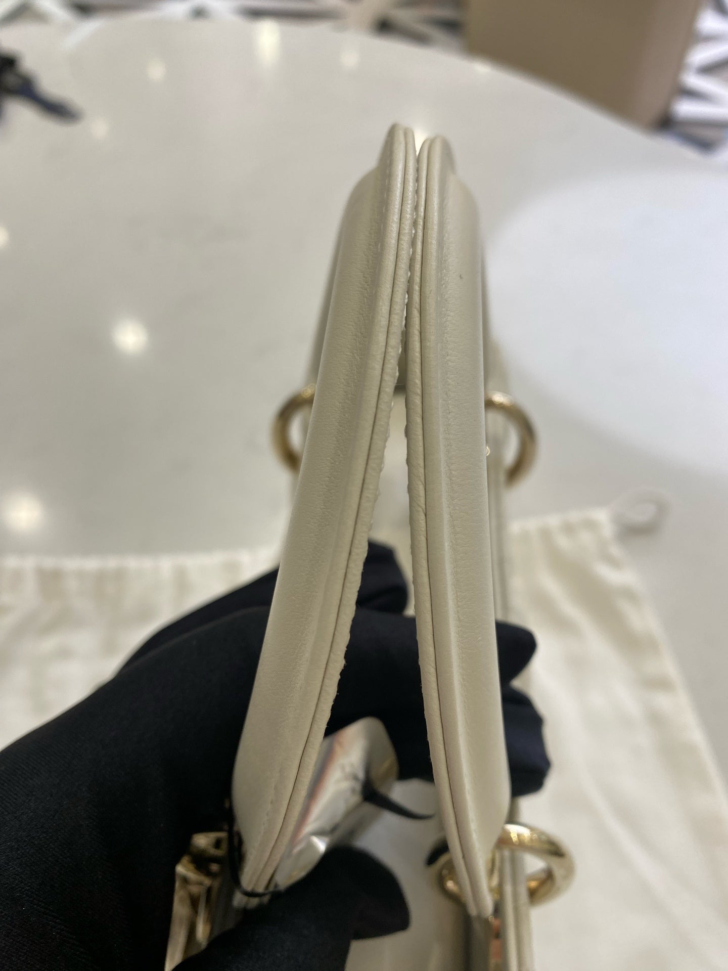 Dior Metal White Crossbody