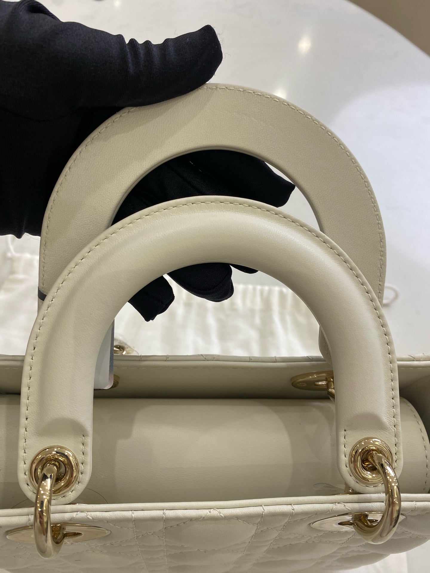 Dior Metal White Crossbody