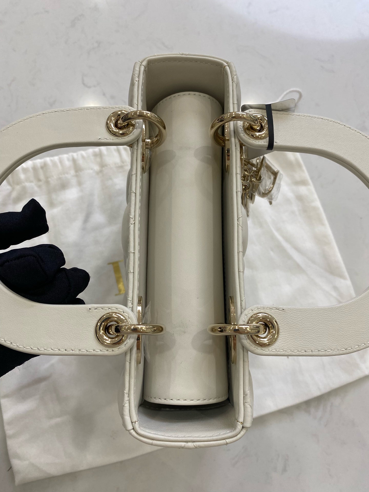 Dior Metal White Crossbody