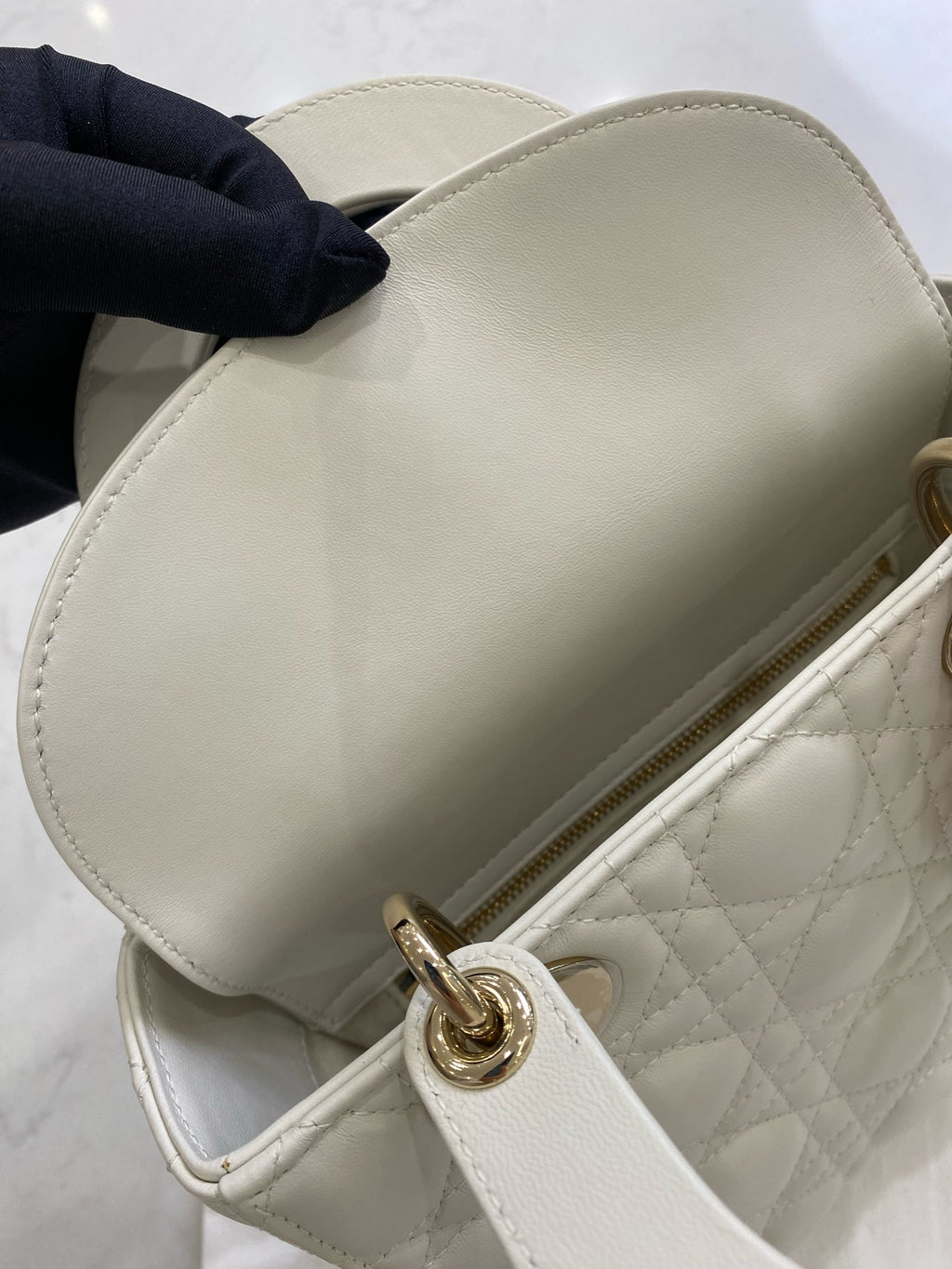 Dior Metal White Crossbody