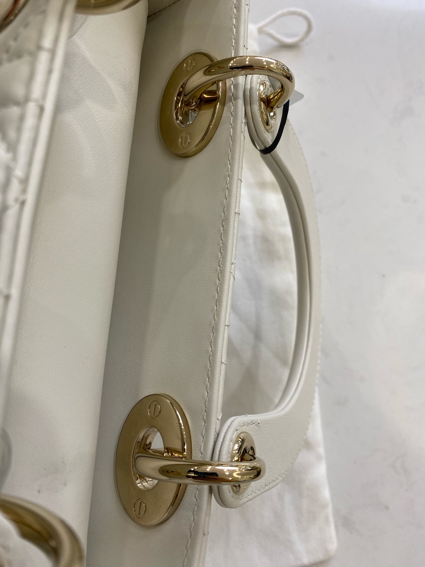 Dior Metal White Crossbody
