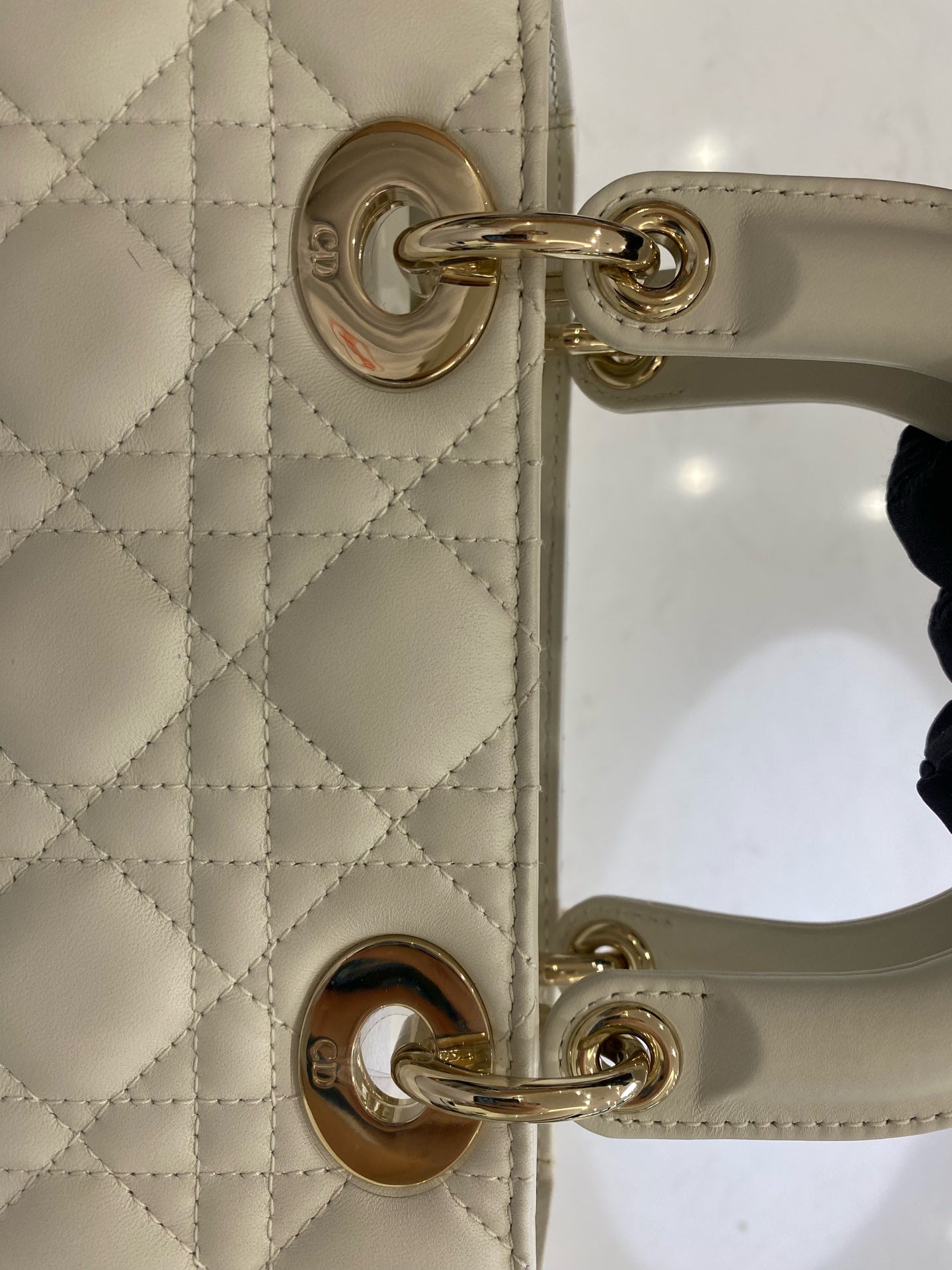 Dior Metal White Crossbody