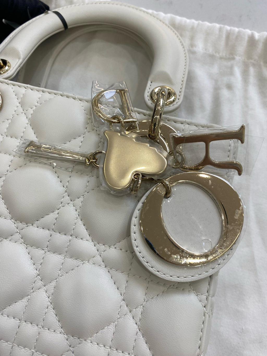 Dior Metal White Crossbody