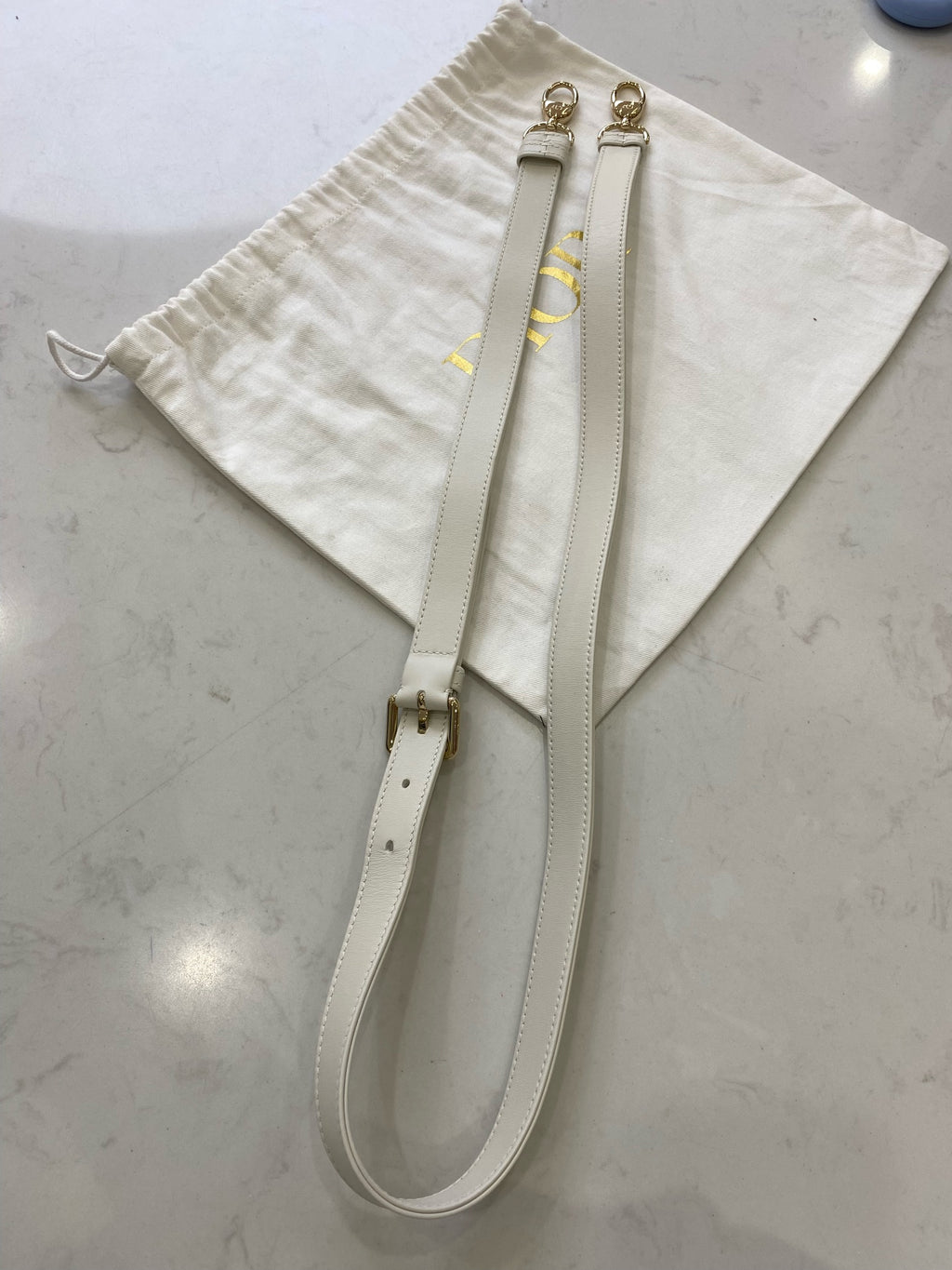 Dior Metal White Crossbody