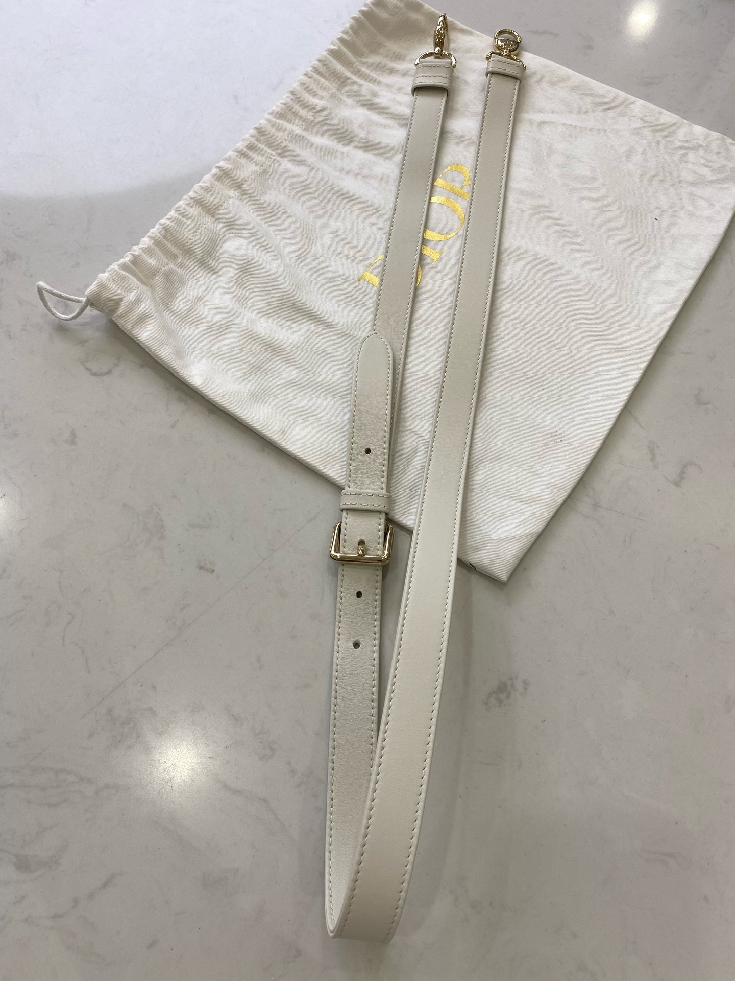 Dior Metal White Crossbody