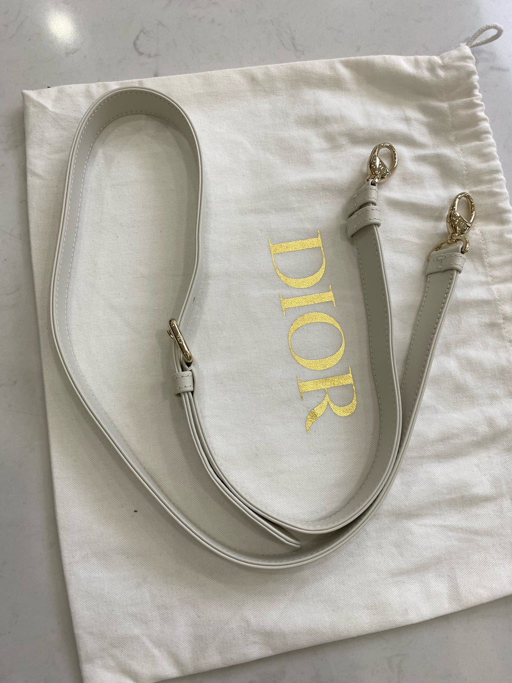 Dior Metal White Crossbody