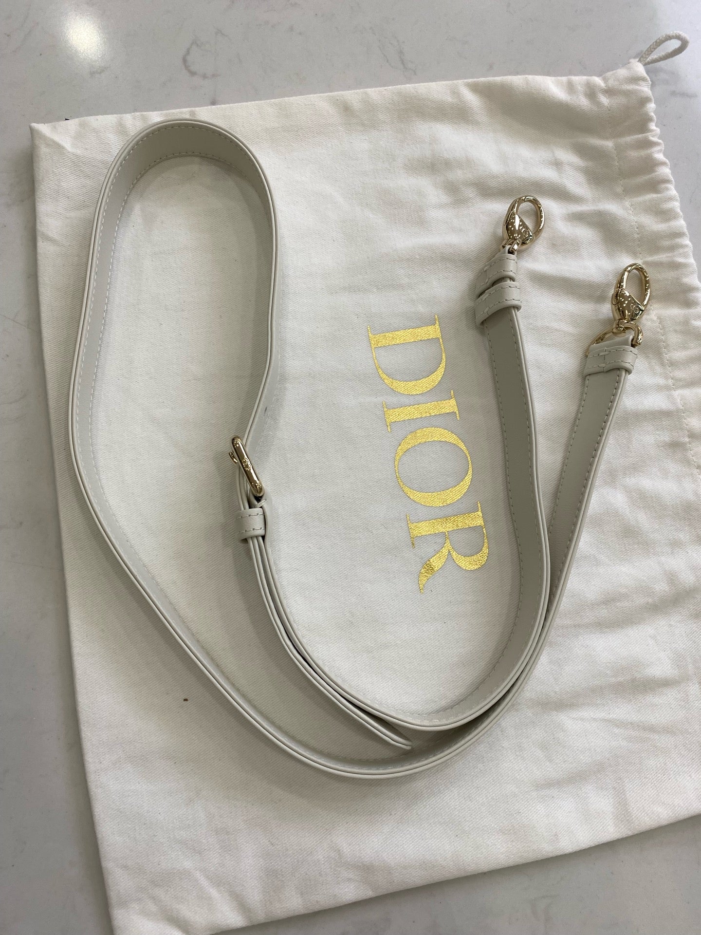 Dior Metal White Crossbody