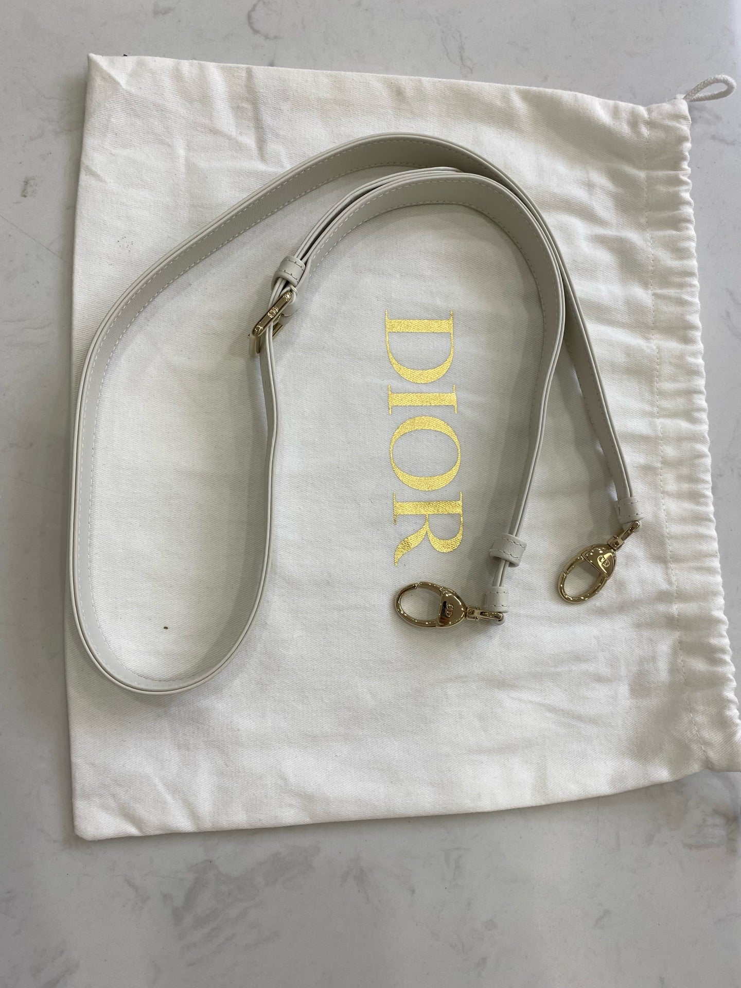 Dior Metal White Crossbody