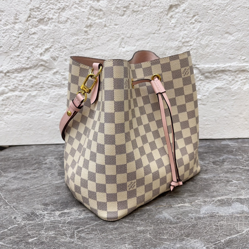 Louis Vuitton White Bucket & Drawstring Bag